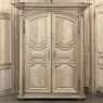 Grand 18th Century Country French Louis XIV Stripped Oak Armoire