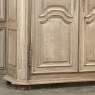 Grand 18th Century Country French Louis XIV Stripped Oak Armoire