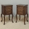 Pair Antique Country French End Tables ~ Nightstands