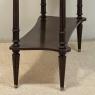 Antique French Directoire Mahogany Console with Carrara Marble Top
