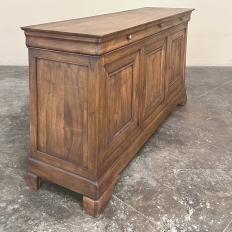 19th Century French Louis Philippe Period Walnut Buffet ~ Enfilade ~ Credenza