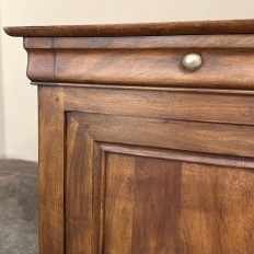19th Century French Louis Philippe Period Walnut Buffet ~ Enfilade ~ Credenza