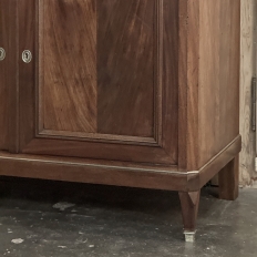 19th Century French Charles X Mahogany Marble Top Buffet