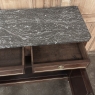 19th Century French Charles X Mahogany Marble Top Buffet
