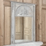 Antique French Louis XVI Painted Trumeau Mirror