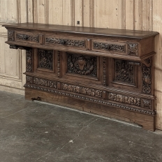 Grand Italian Renaissance Walnut Console ~ Sideboard