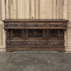 Grand Italian Renaissance Walnut Console ~ Sideboard