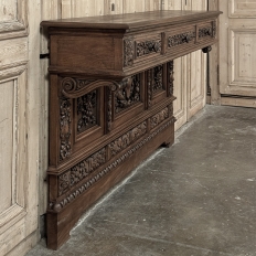 Grand Italian Renaissance Walnut Console ~ Sideboard