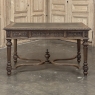 19th Century French Neoclassical Walnut Desk ~ Double Faced