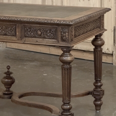 19th Century French Neoclassical Walnut Desk ~ Double Faced