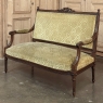 19th Century French Louis XVI Walnut Canape ~ Sofa