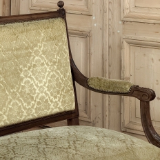 19th Century French Louis XVI Walnut Canape ~ Sofa