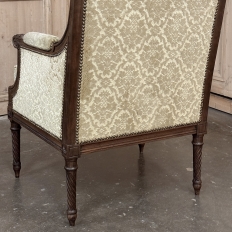 19th Century French Louis XVI Walnut Canape ~ Sofa