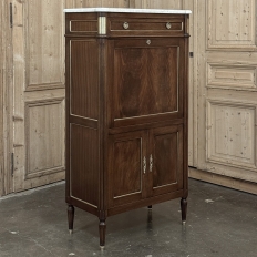 Antique French Louis XVI Mahogany Secretary ~ Cabinet