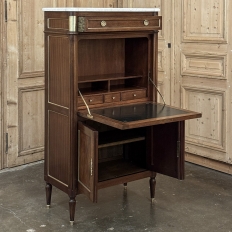 Antique French Louis XVI Mahogany Secretary ~ Cabinet