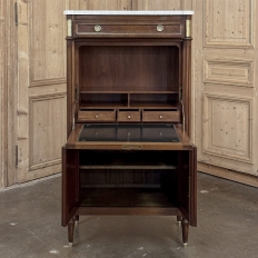 Antique French Louis XVI Mahogany Secretary ~ Cabinet