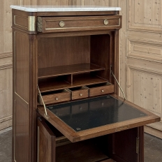 Antique French Louis XVI Mahogany Secretary ~ Cabinet