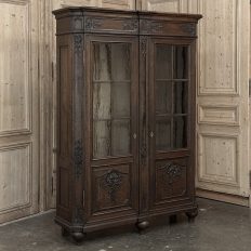 19th Century Liegeoise Louis XIV Bookcase ~ Bibliotheque