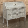 19th Century Country French Louis XVI Painted Secretaire