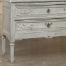 19th Century Country French Louis XVI Painted Secretaire