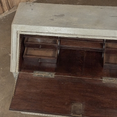 19th Century Country French Louis XVI Painted Secretaire