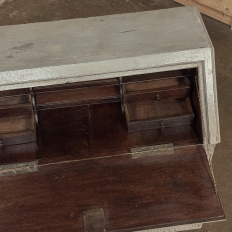 19th Century Country French Louis XVI Painted Secretaire