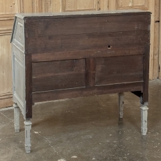 19th Century Country French Louis XVI Painted Secretaire