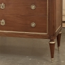 Antique French Louis XVI Mahogany Secretary ~ Commode with Carrara Marble