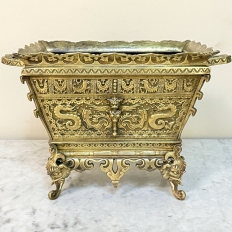 19th Century French Chinoiserie Bronze Jardiniere ~ Planter