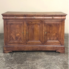 19th Century French Louis Philippe Period Cherrywood Buffet ~ Credenza