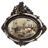Antique French 19th Century Louis XVI Oval Mirror