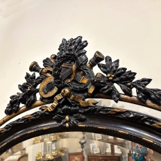 Antique French 19th Century Louis XVI Oval Mirror