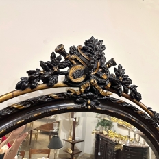 Antique French 19th Century Louis XVI Oval Mirror