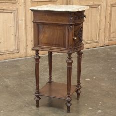 19th Century French Louis XVI Walnut 4-Piece Bedroom Set