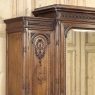 19th Century French Louis XVI Walnut Triple Armoire
