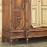 19th Century French Louis XVI Walnut Triple Armoire