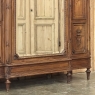 19th Century French Louis XVI Walnut Triple Armoire