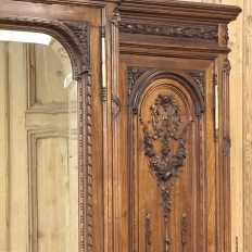 19th Century French Louis XVI Walnut Triple Armoire