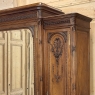 19th Century French Louis XVI Walnut Triple Armoire