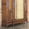 19th Century French Louis XVI Walnut Triple Armoire