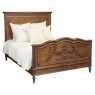 19th Century French Louis XVI Walnut Bed (full size)