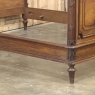 19th Century French Louis XVI Walnut Bed (full size)