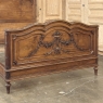 19th Century French Louis XVI Walnut Bed (full size)