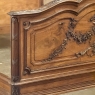19th Century French Louis XVI Walnut Bed (full size)