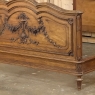 19th Century French Louis XVI Walnut Bed (full size)