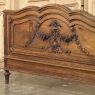 19th Century French Louis XVI Walnut Bed (full size)
