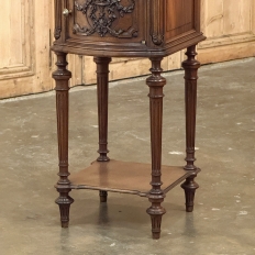 19th Century French Louis XVI Walnut Nightstand
