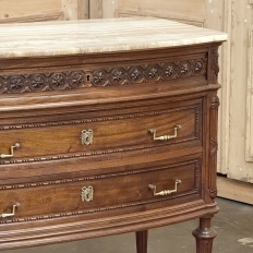 19th Century French Louis XVI Walnut Commode