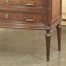 19th Century French Louis XVI Walnut Commode