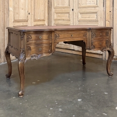 Antique French Louis XV Walnut Double-Faced Desk